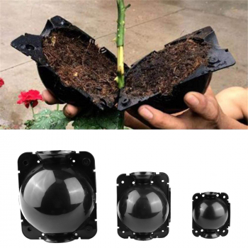 3 pcs Plant Root High Pressure Box Grafting Rooting Growing Device Propagation Ball - M