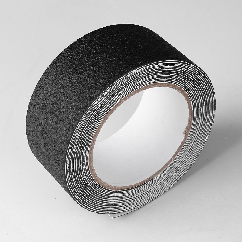 Anti Slip Tape Black Non Slip High Grip Adhesive Safety Flooring Sticky Backed Black - 50mm x 5m