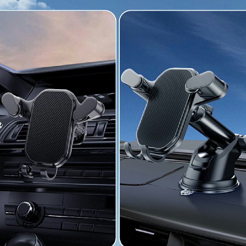 Phone Holder for Cars, for Dashboard/Windscreen/Air Vent, Universal Mobile Phone Holder